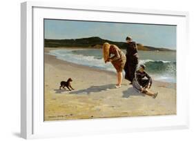 Eagle Head, Manchester, Massachusetts (High Tide)-Winslow Homer-Framed Giclee Print