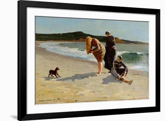 Eagle Head, Manchester, Massachusetts (High Tide)-Winslow Homer-Framed Giclee Print