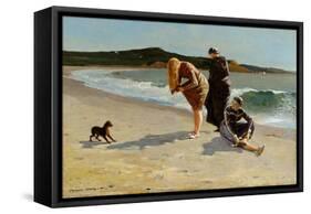 Eagle Head, Manchester, Massachusetts (High Tide)-Winslow Homer-Framed Stretched Canvas