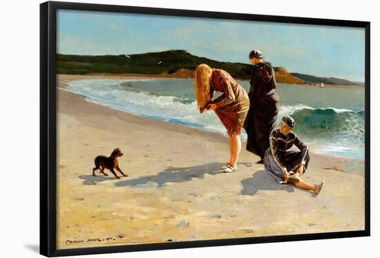 Eagle Head, Manchester, Massachusetts (High Tide).-Winslow Homer-Framed Poster