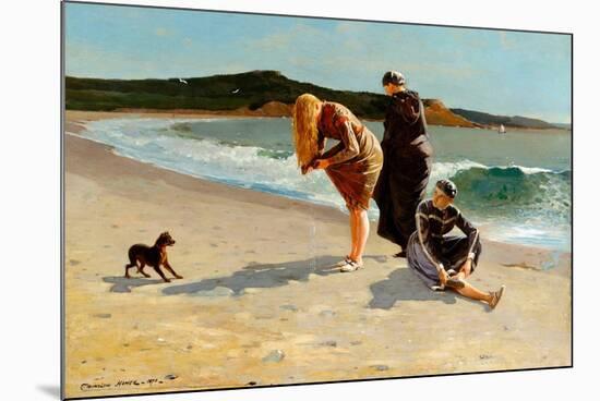 Eagle Head, Manchester, Massachusetts (High Tide).-Winslow Homer-Mounted Poster