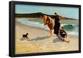 Eagle Head, Manchester, Massachusetts (High Tide).-Winslow Homer-Framed Poster