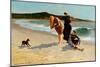 Eagle Head, Manchester, Massachusetts (High Tide).-Winslow Homer-Mounted Poster