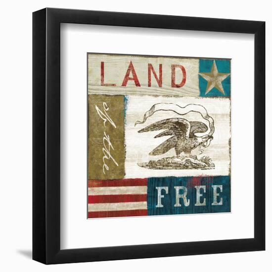 Eagle I block-Alan Hopfensperger-Framed Art Print