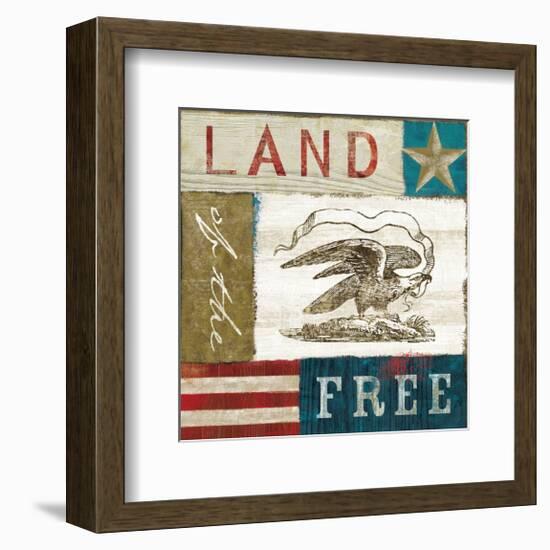 Eagle I block-Alan Hopfensperger-Framed Art Print