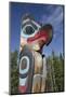 Eagle Image on Totem Pole, Teslin Tlingit Heritage Center, Teslin, Yukon, Canada, North America-Richard Maschmeyer-Mounted Photographic Print