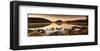 Eagle Lake Panorama-Michael Hudson-Framed Giclee Print