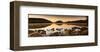 Eagle Lake Panorama-Michael Hudson-Framed Giclee Print