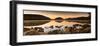 Eagle Lake Panorama-Michael Hudson-Framed Giclee Print