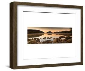 Eagle Lake Panorama-Michael Hudson-Framed Art Print