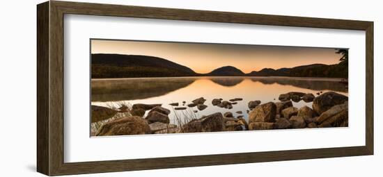 Eagle Lake Panorama-Michael Hudson-Framed Art Print