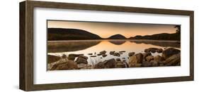 Eagle Lake Panorama-Michael Hudson-Framed Art Print