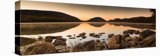 Eagle Lake Panorama-Michael Hudson-Stretched Canvas