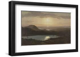 Eagle Lake Viewed from Cadillac Mountain, Mount Desert Island, Maine-Frederic Edwin Church-Framed Premium Giclee Print