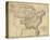 Eagle Map of the United States, c.1833-Joseph And James Churchman-Stretched Canvas