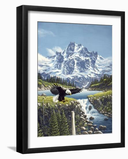 Eagle Mountain-John Van Straalen-Framed Giclee Print