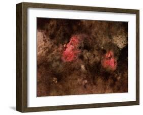 Eagle Nebula and Swan Nebula-null-Framed Photographic Print