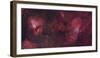 Eagle Nebula and Swan Nebula-null-Framed Premium Photographic Print