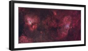 Eagle Nebula and Swan Nebula-null-Framed Photographic Print