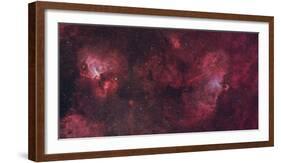 Eagle Nebula and Swan Nebula-null-Framed Photographic Print