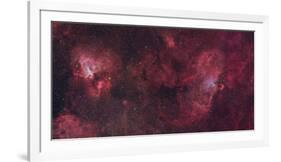 Eagle Nebula and Swan Nebula-null-Framed Photographic Print