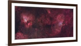 Eagle Nebula and Swan Nebula-null-Framed Photographic Print