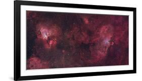 Eagle Nebula and Swan Nebula-null-Framed Photographic Print