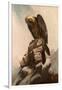 Eagle on Cliff-null-Framed Giclee Print