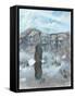 Eagle over Mt Rushmore-Ron Jenkins-Framed Stretched Canvas