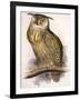 Eagle Owl, Bubo Maximus-Edward Lear-Framed Giclee Print