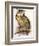 Eagle Owl, Bubo Maximus-Edward Lear-Framed Giclee Print