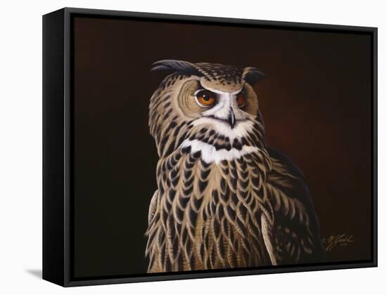 Eagle Owl-Wilhelm Goebel-Framed Stretched Canvas