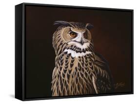 Eagle Owl-Wilhelm Goebel-Framed Stretched Canvas