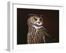 Eagle Owl-Wilhelm Goebel-Framed Giclee Print