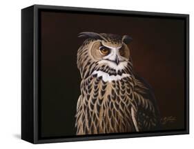 Eagle Owl-Wilhelm Goebel-Framed Stretched Canvas