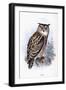 Eagle Owl-Johan Gerard Keulemans-Framed Giclee Print