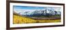 Eagle River Valley with Hurdygurdy Mountain in the background, Chugach National Park, Alaska, USA-null-Framed Photographic Print