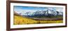 Eagle River Valley with Hurdygurdy Mountain in the background, Chugach National Park, Alaska, USA-null-Framed Photographic Print