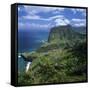 Eagle Rock (Penha De Aguia), Faial, Madeira, Portugal, Atlantic-Stuart Black-Framed Stretched Canvas