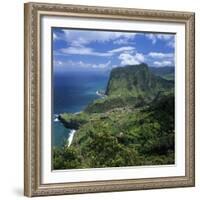 Eagle Rock (Penha De Aguia), Faial, Madeira, Portugal, Atlantic-Stuart Black-Framed Photographic Print