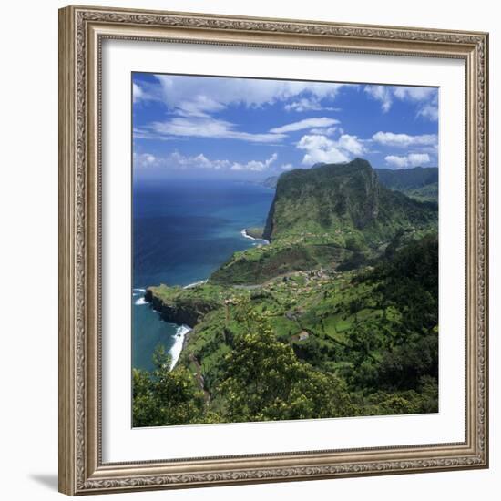 Eagle Rock (Penha De Aguia), Faial, Madeira, Portugal, Atlantic-Stuart Black-Framed Photographic Print