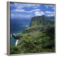 Eagle Rock (Penha De Aguia), Faial, Madeira, Portugal, Atlantic-Stuart Black-Framed Photographic Print