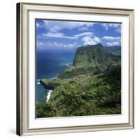 Eagle Rock (Penha De Aguia), Faial, Madeira, Portugal, Atlantic-Stuart Black-Framed Photographic Print