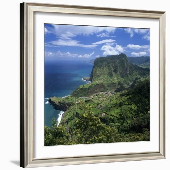 Eagle Rock (Penha De Aguia), Faial, Madeira, Portugal, Atlantic-Stuart Black-Framed Photographic Print