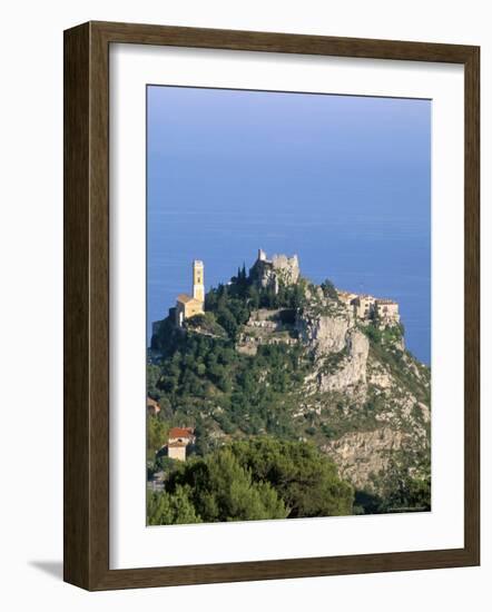 Eagle's Nest Village of Eze, Alpes-Maritimes, Cote d'Azur, Provence, French Riviera, France-Bruno Barbier-Framed Photographic Print