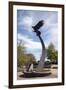 Eagle Statue On The Auburn University Campus-Carol Highsmith-Framed Art Print