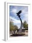 Eagle Statue On The Auburn University Campus-Carol Highsmith-Framed Art Print