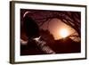 Eagle Sunrise-Gordon Semmens-Framed Photographic Print