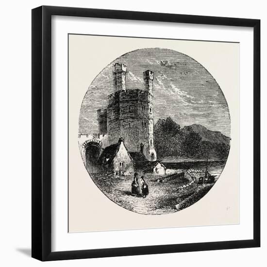 Eagle Tower Carnarvon Castle-null-Framed Giclee Print