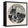 Eagle Tower Carnarvon Castle-null-Framed Stretched Canvas